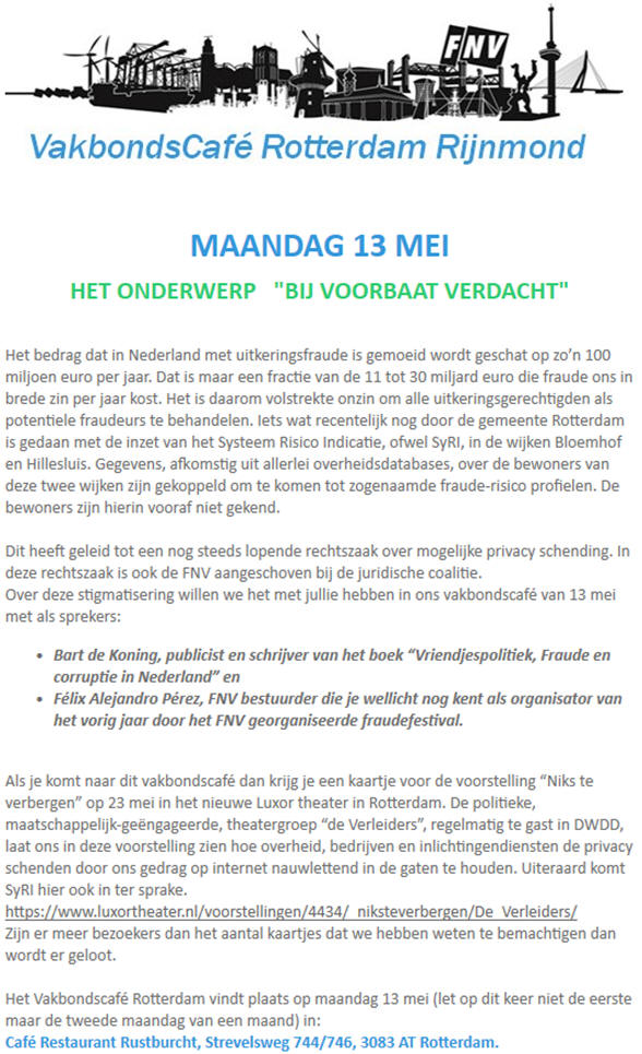 uitnodiging FNV